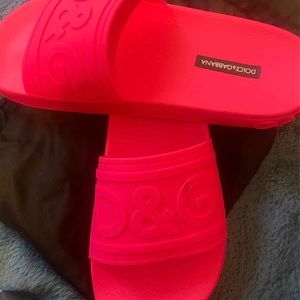 D&G Slides hot pink